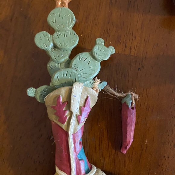 Christmas Western themed ornaments. 10 total. Several vintage - Picture 10 of 12